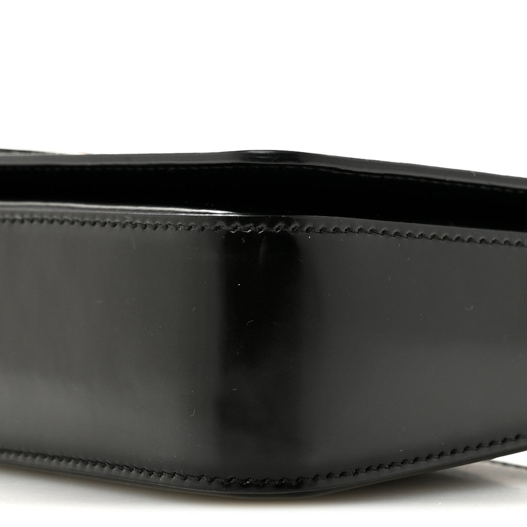 Spazzolato Femme Flap Shoulder Bag Black