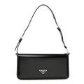 Spazzolato Femme Flap Shoulder Bag Black