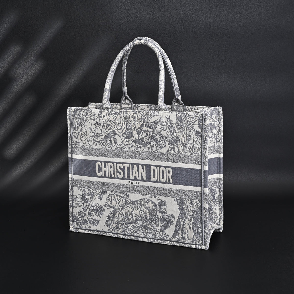Christian Dior Large Book Tote – Toile de Jouy Embroidery