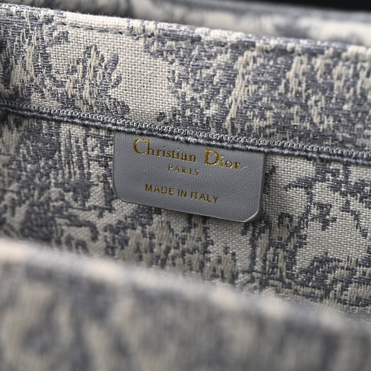 Christian Dior Large Book Tote – Toile de Jouy Embroidery