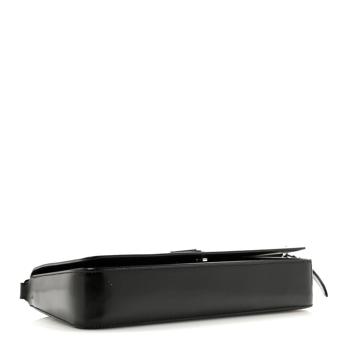 Spazzolato Femme Flap Shoulder Bag Black