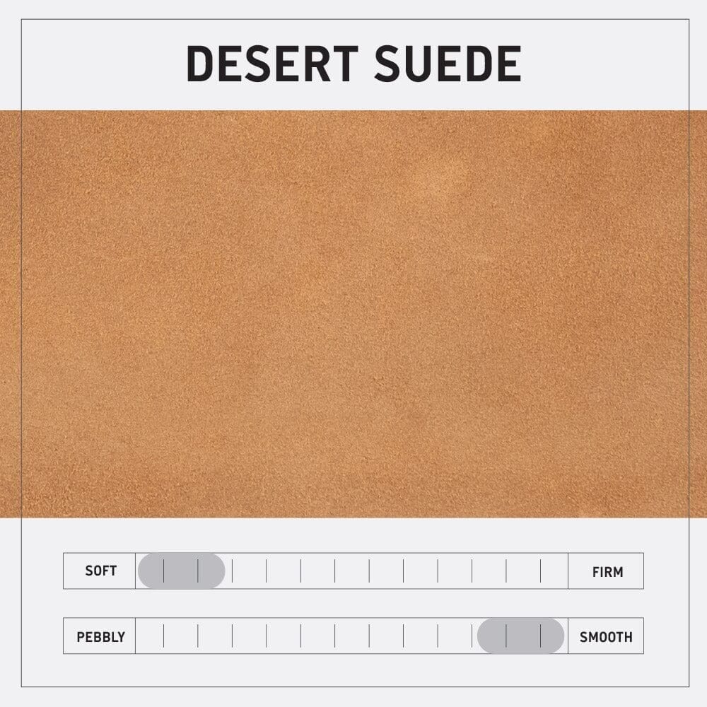 ABBY LEATHER BUCKET BAG - DESERT SUEDE