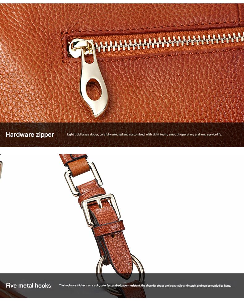 Women Genuine Leather Dumpling Shoulder Bag